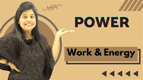 What Is Power Chapter 11 Work And Energy Class 9 Science Youtube