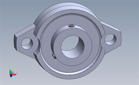 轴承座hdhcp20solidworks 2018模型图纸下载 懒石网