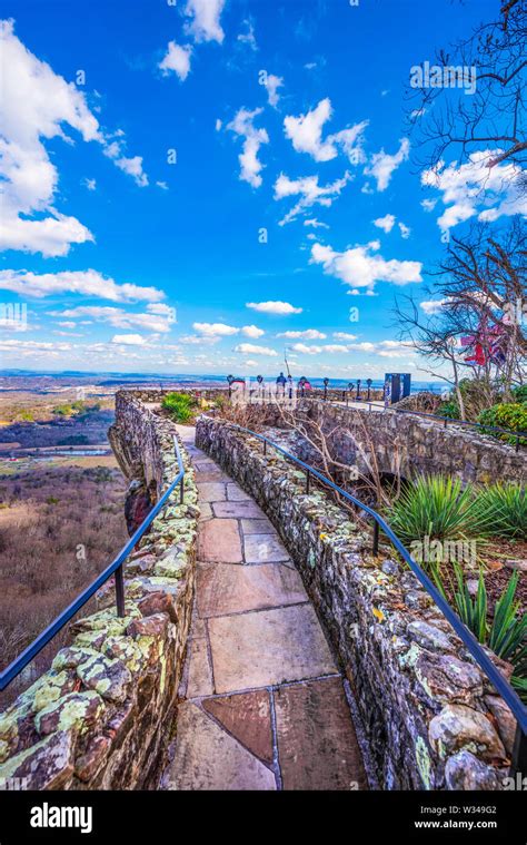 Rock City Gardens In Overlook In Chattanooga Tennessee Tn Stock Photo