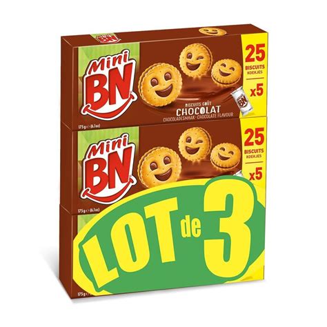 Promo Biscuits fourrés mini bn chez Auchan