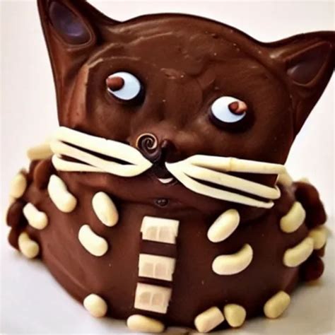 A Cat Made Out Of Nutella Chocolate Stable Diffusion Openart