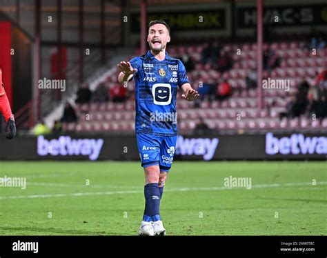 Pictured During A Soccer Game Between Kv Kortrijk And Kv Mechelen