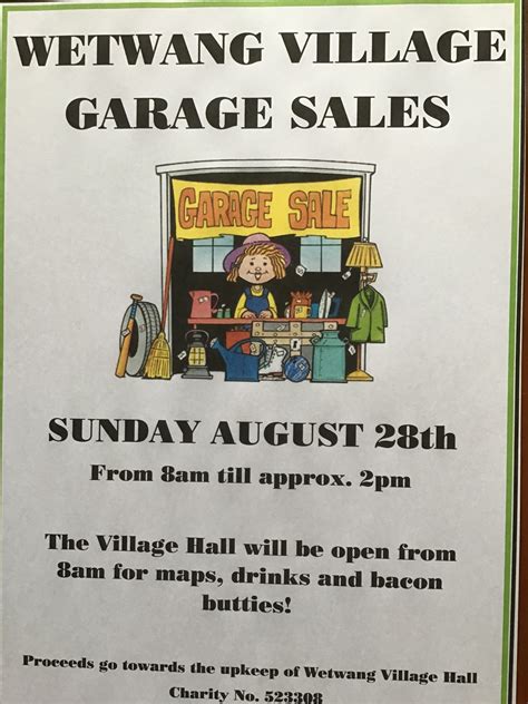 Garage Sales | Wetwang Village