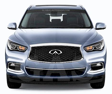 Infiniti QX60 Chrome Grill, Custom Grille, Grill inserts, Chrome Grille