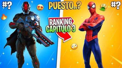 Las Skins Del Capitulo 3 De Peor A Mejor Fortnite Ranking De Todo