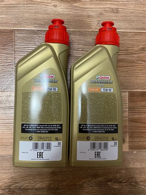 Castrol Transmax Axle Long Life 75W-90 (API GL-5, MAN 342 S1, Scania ...