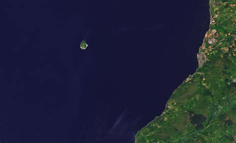 Ailsa Craig off the Coast of Scotland - Earth.com - Earth.com Image Gallery