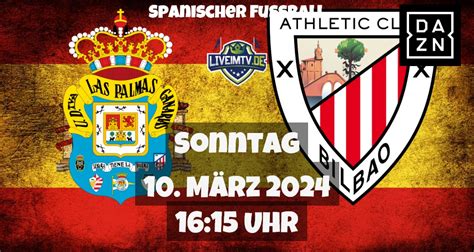 UD Las Palmas Athletic Club Bilbao Fußball Spanischer Fussball live