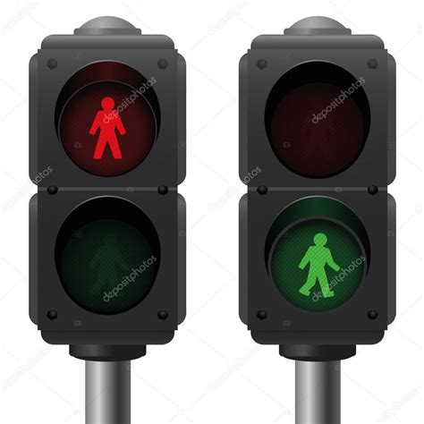 Pedestrian Lights Stock Vector Image By Furian 73231515