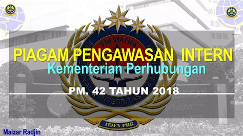 Internal Audit Charter Piagam Pengawasan Intern Kementerian Perhubungan