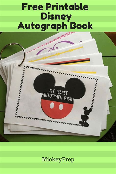 Printable Disney Autograph Book - Printable Word Searches