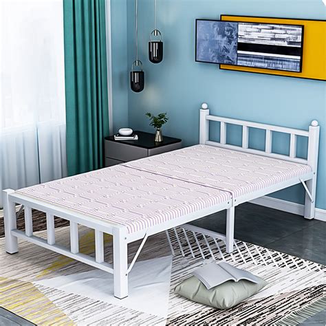 Ranjang Lipat Dengan Kasur Folding Bed Portable Ranjang Lipat Cm