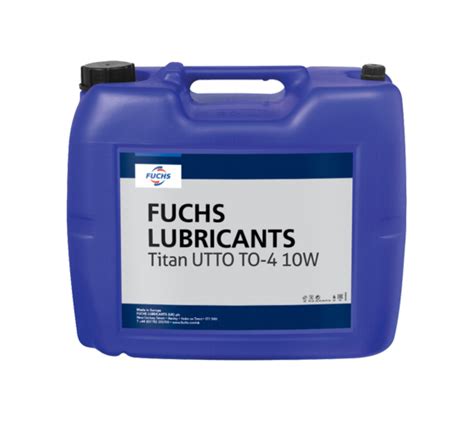 Fuchs Titan UTTO TO 4 10W AID Fuel Oils Group