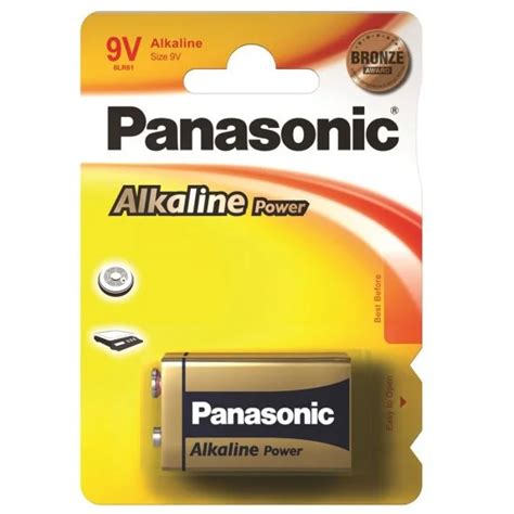 Μπαταρία αλκαλική Panasonic 9v