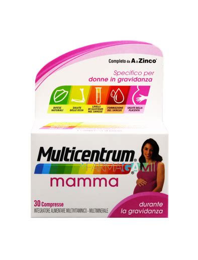 Multicentrum Mamma Integratore Vitamine E Minerali Gravidanza Compresse