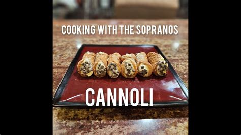 Cooking With The Sopranos How To Make Cannoli Youtube