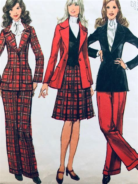 1972 Vintage Simplicity 5140 Misses Complete Lined Etsy