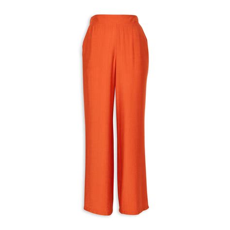 Orange Wide Leg Pants 3121519 Truworths