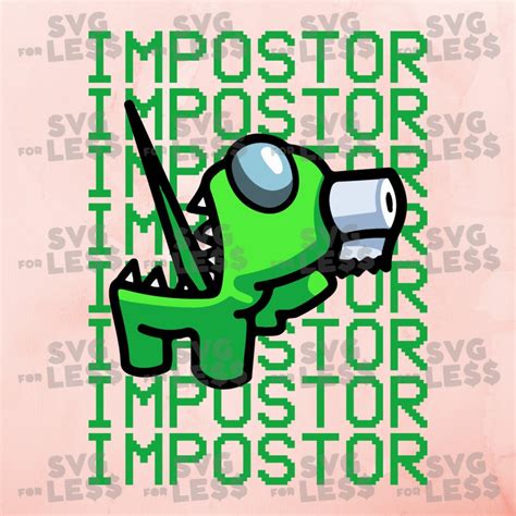 Among Us Svg Files For Cricut Impostor Svg Gamer Svg Among Etsy