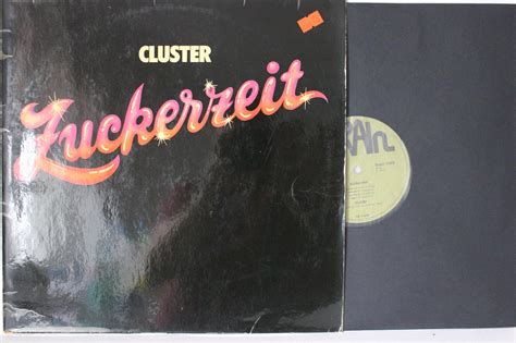 Cluster Zuckerzeit LP 1974 Vinyl Krautrock Germany Super Stav Cleaned