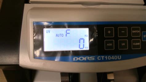 Обзор от покупателя на Счетчик банкнот DORS CT1040U — интернет-магазин ...