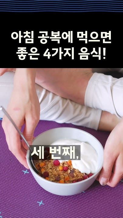 아침 공복에 먹으면 좋은 3가지 음식 아침식사 건강한음식 다이어트 오트밀 계란 그릭요거트 통곡물빵 건강한습관