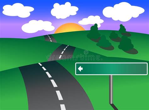 Long Winding Road Cartoon