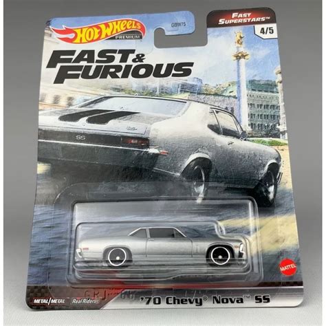 MINIATURA CHEVY NOVA SS FAST FURIOUS FAST SUPERSTARS HOT WHEELS PREMIUM