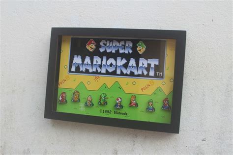 Quadro 3d Super Mario Kart Elo7 Produtos Especiais