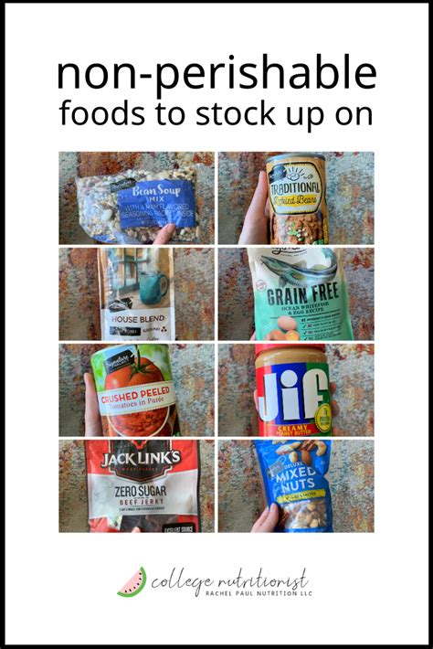 Non-Perishable Foods if You Want to Stock Up