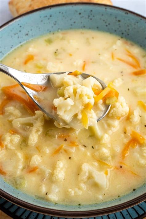 Best Cauliflower Soup Recipe Recipe Cauliflower Soup Recipes Soup Recipes Easy Soup Recipes