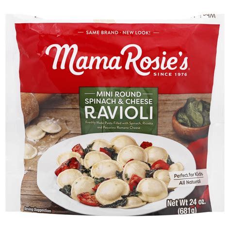 Save On Mama Rosie S Ravioli Pasta Spinach Cheese Frozen Order Online