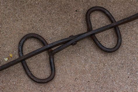 Antique Iron Ice Tongs Hay Bailing Tongs Farming Tools Coal Tongs