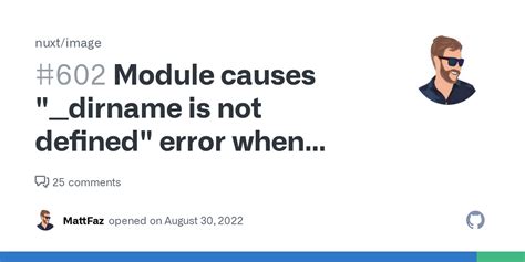 Module Causes Dirname Is Not Defined Error When Deploying To