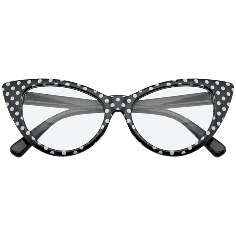 Super Cat Eye Glasses Vintage Inspired Fashion Mod Clear Lens Eyewear