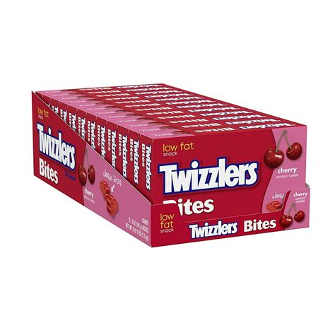 Twizzlers Licorice Candy Cherry Bites 5 Ounce Pack Of 12 Walmart