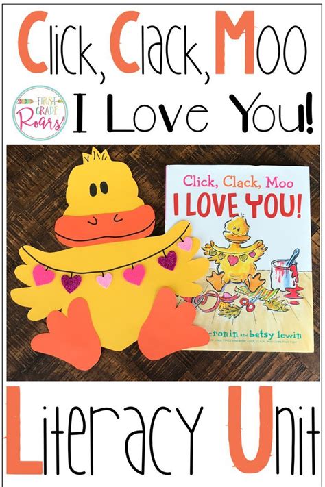 Click Clack Moo I Love You Valentine Reading Comprehension Activities