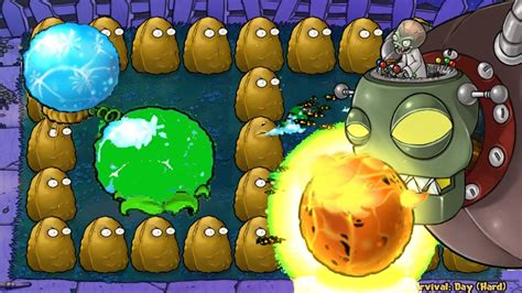 Plants Vs Zombies Hak 999 Gatling Pea Winter Melon And Team Shroom