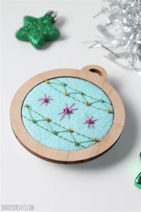 Free Hand Embroidered Christmas Ornaments Patterns Swoodson Says