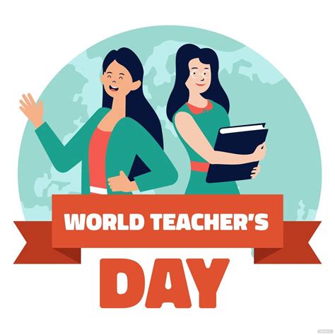 World Teachers Day Clip Art In PSD Illustrator SVG EPS PNG