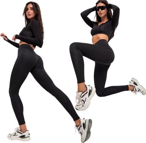 Legginsy Z Wysokim Stanem Damskie Si Ownia Getry Modeluj Ce Fitness Xxl