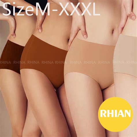 Rhian Seamless Full Panty Women Sexy Lingerie Ice Silk Briefs Plus Size