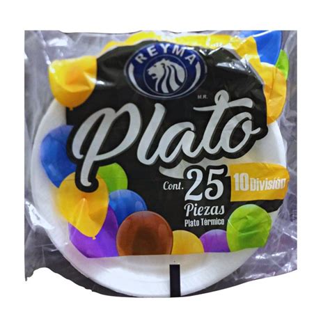 PLATO REYMA NO 10 DIVISION C 25 PIEZAS