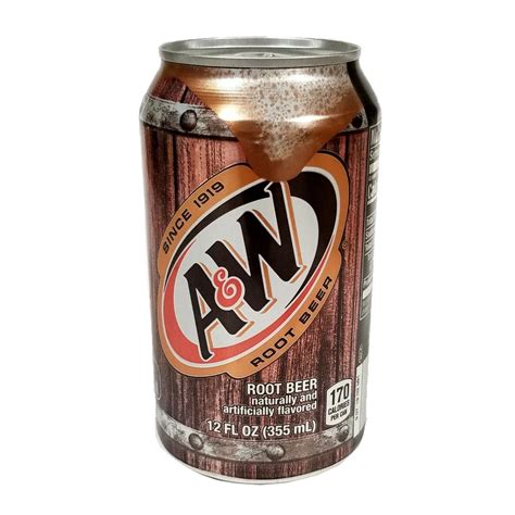 Aandw Root Beer Can