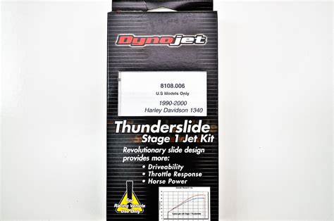 Harley Davidson Fxr Dynojet Stage Thunderslide Jet Kit Ebay