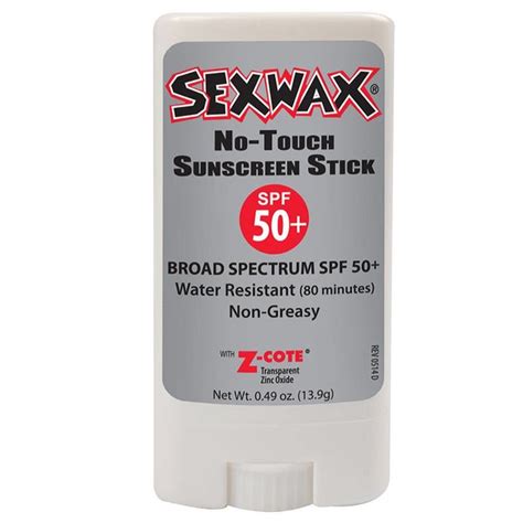 Mr Zogs Sex Wax SPF 50 No Touch Stick Zonnebrand Nodig Bestel Online