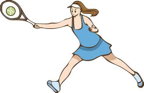 Girls Playing Tennis Clipart Png