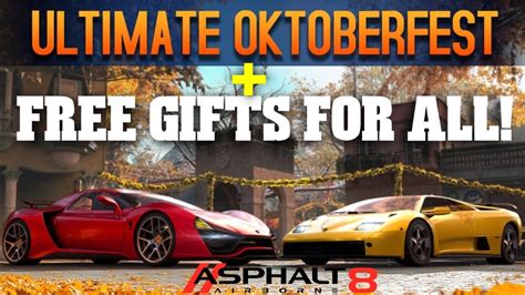 FREE GIFTS Monthly Gift Link Asphalt 8 Airborne October Fest