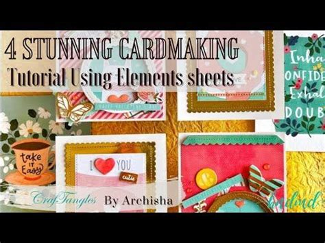 4 Stunning Cards Inspired from Scalloped Edges | Cardmaking, Cards, Videos tutorial