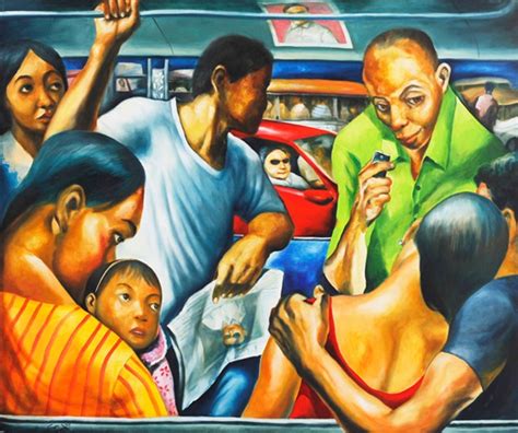 Jeepney Passengers by Emmanuel Garibay on artnet